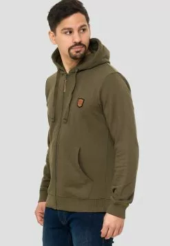 INDICODE JEANS Sweat à Capuche Zippé - Army 9 INDICODE JEANS Sweat à Capuche Zippé - Army -INDICODE JEANS Boutique 00c52e7bd047481da6cbc98b75b55c1c