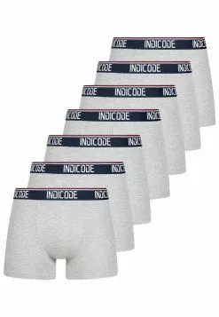INDICODE JEANS 7 PACK JOHNNY - Shorty - Lt Grey Mix -INDICODE JEANS Boutique 01140769660b46ee8941a367ef1e4562