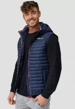 INDICODE JEANS Veste Sans Manches - Navy 9 INDICODE JEANS Veste Sans Manches - Navy -INDICODE JEANS Boutique 012bb5bc8fc243609e323c3191273b15