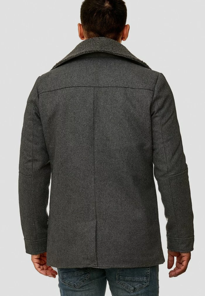 INDICODE JEANS BASIRE - Manteau Classique - Raven 3 INDICODE JEANS BASIRE - Manteau Classique - Raven â Image 3