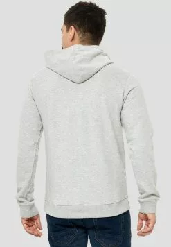 INDICODE JEANS Sweat à Capuche Zippé - Gray