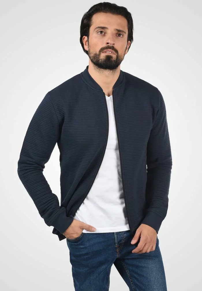 INDICODE JEANS IDBRONTE - Sweat à Capuche Zippé - Navy 1 INDICODE JEANS IDBRONTE - Sweat à Capuche Zippé - Navy