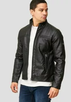 INDICODE JEANS BROOK - Veste En Similicuir - Black 9 INDICODE JEANS BROOK - Veste En Similicuir - Black -INDICODE JEANS Boutique 02b9ce14a12f4ba1a8ee069e43f25fac