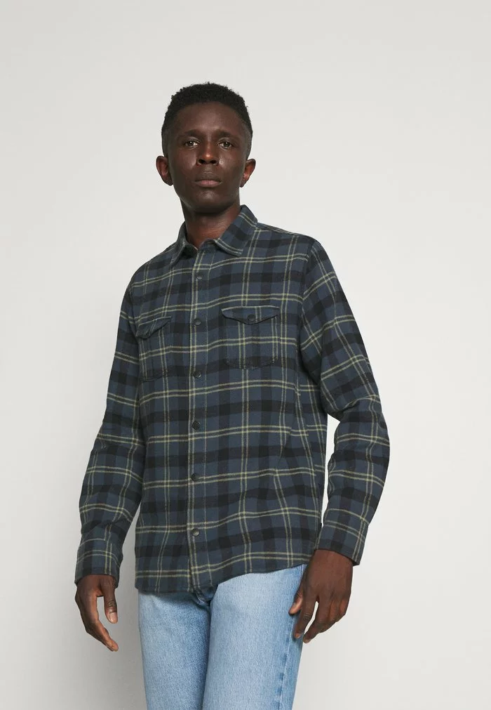 INDICODE JEANS COLLIER - Chemise - Navy 1 INDICODE JEANS COLLIER - Chemise - Navy