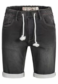 INDICODE JEANS KADIN - Short En Jean - Black -INDICODE JEANS Boutique 0346df64b9624db4815d8f055ce2981a
