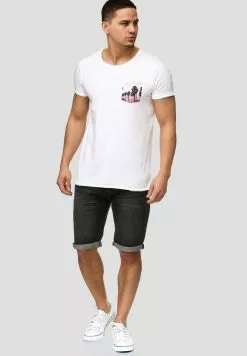 INDICODE JEANS CUBA - Short En Jean - Black -INDICODE JEANS Boutique 0388509e55dc4d788b25e8435d45cdac