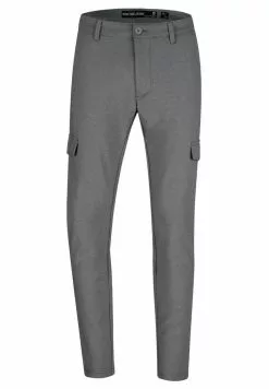 INDICODE JEANS SUPER STRETCH ECKHART - Pantalon Cargo - Grey Mix -INDICODE JEANS Boutique 03dfa075874848c9a5844a5471b0e1f6