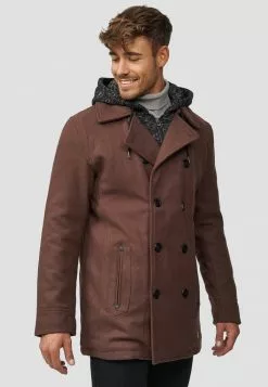 INDICODE JEANS Manteau Court - Brown -INDICODE JEANS Boutique 0524b86a35374a4bb9dc3bc8f8b48376