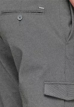 INDICODE JEANS SUPER STRETCH ECKHART - Pantalon Cargo - Grey Mix -INDICODE JEANS Boutique 05264a58d3194ddf88eb51ab42b7a780