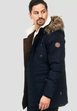 INDICODE JEANS BAYNES - Veste D'hiver - Navy -INDICODE JEANS Boutique 052fbb1121044035964738f542a054b0