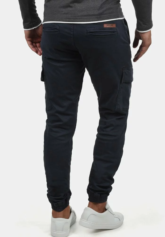 INDICODE JEANS IDBROMFIELD - Pantalon Cargo - Navy 2 INDICODE JEANS IDBROMFIELD - Pantalon Cargo - Navy – Image 2