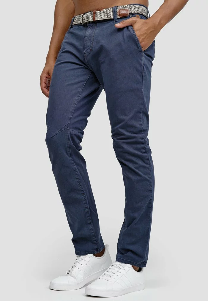 INDICODE JEANS Chino - Navy 4 INDICODE JEANS Chino - Navy – Image 4