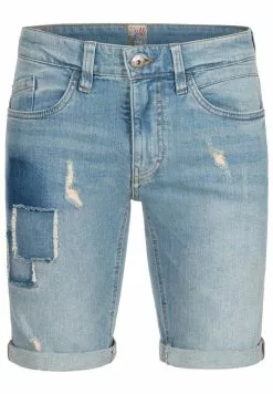 INDICODE JEANS ROBERTS - Short En Jean - Blue Wash