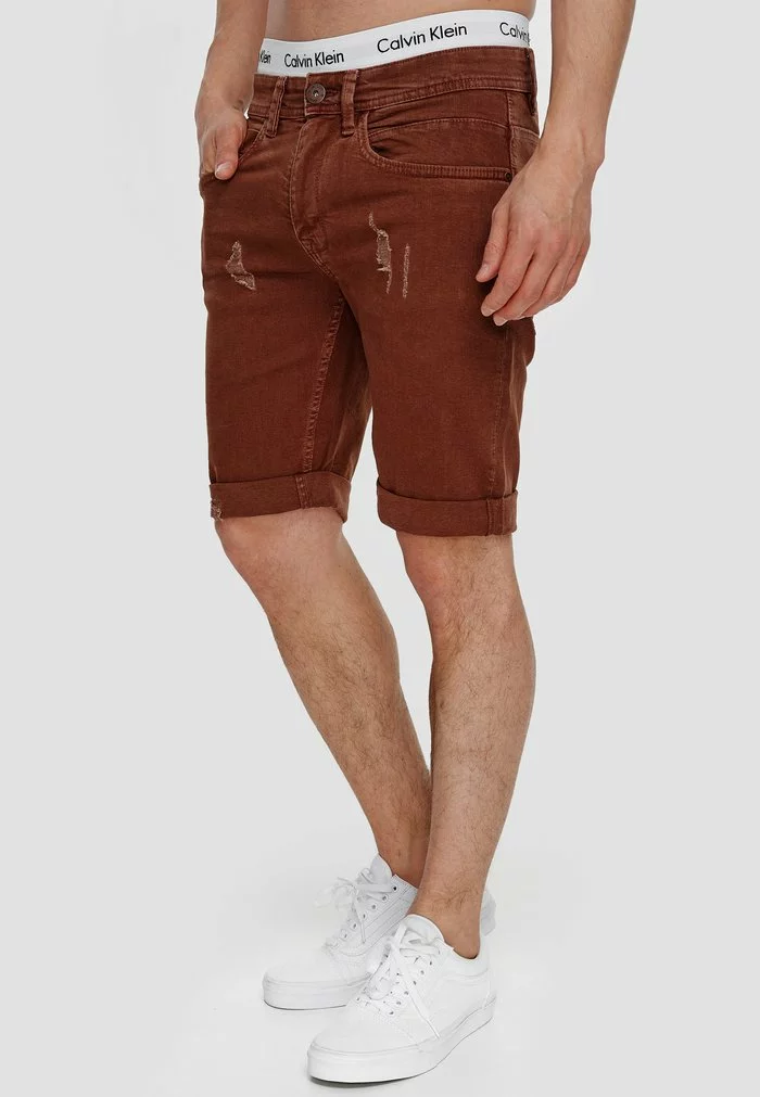 INDICODE JEANS Short En Jean - Rootbeer 4 INDICODE JEANS Short En Jean - Rootbeer – Image 4