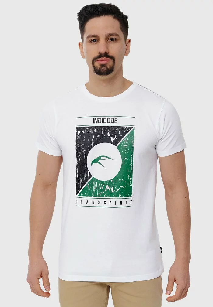 INDICODE JEANS T-shirt Imprimé - Offwhite 5 INDICODE JEANS T-shirt Imprimé - Offwhite – Image 5