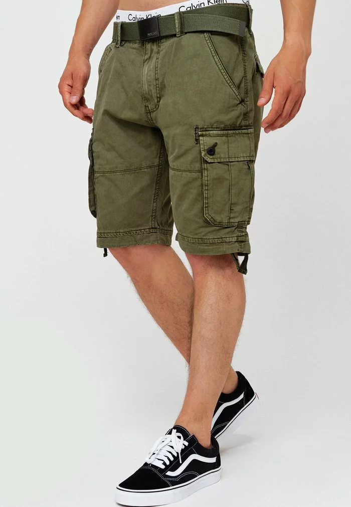 INDICODE JEANS CARGO ABNER - Short - Army 5 INDICODE JEANS CARGO ABNER - Short - Army – Image 5