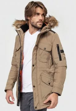 INDICODE JEANS CARPELAN - Veste D'hiver - Khaki -INDICODE JEANS Boutique 0787027de16b449ba22b565525627e94