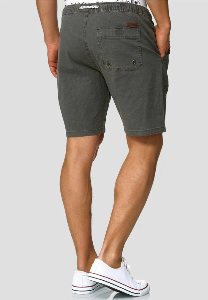 INDICODE JEANS Short - Dark Grey 3 INDICODE JEANS Short - Dark Grey – Image 3