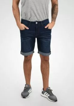 INDICODE JEANS IDQUENTIN - Short En Jean - Dark Blue