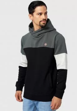 INDICODE JEANS OLSON - Sweat à Capuche - Urban Green -INDICODE JEANS Boutique 08fb652c65c248b1b8ac5beba94e50b4