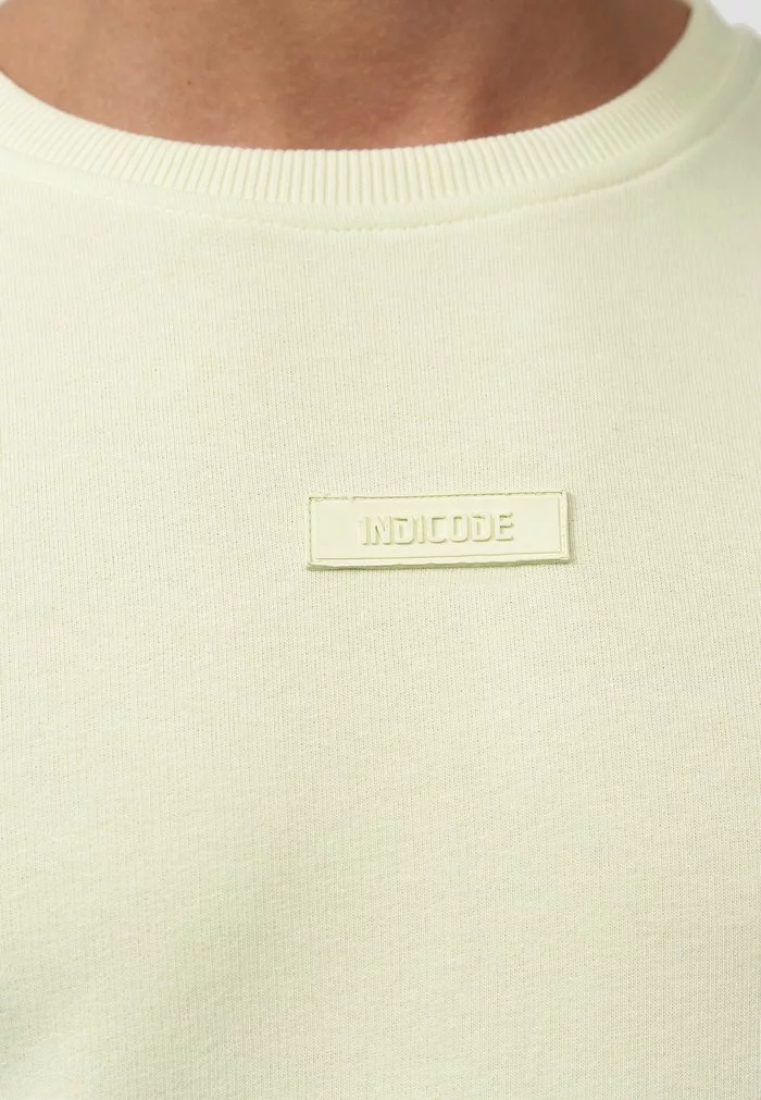 INDICODE JEANS BAXTER - Sweatshirt - Lime Cream 6 INDICODE JEANS BAXTER - Sweatshirt - Lime Cream – Image 6