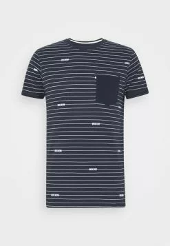 INDICODE JEANS ECKLEY - T-shirt Imprimé - Navy -INDICODE JEANS Boutique 094b7b8ac48f4c5ea09039f412221d88