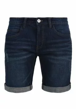 INDICODE JEANS IDQUENTIN - Short En Jean - Dark Blue -INDICODE JEANS Boutique 096f550422894c8ca7db2e932cdd2b68