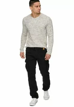 INDICODE JEANS WILLIAM - Pantalon Cargo - New Black -INDICODE JEANS Boutique 0989988c30b0410f9d29ef65a20123c9