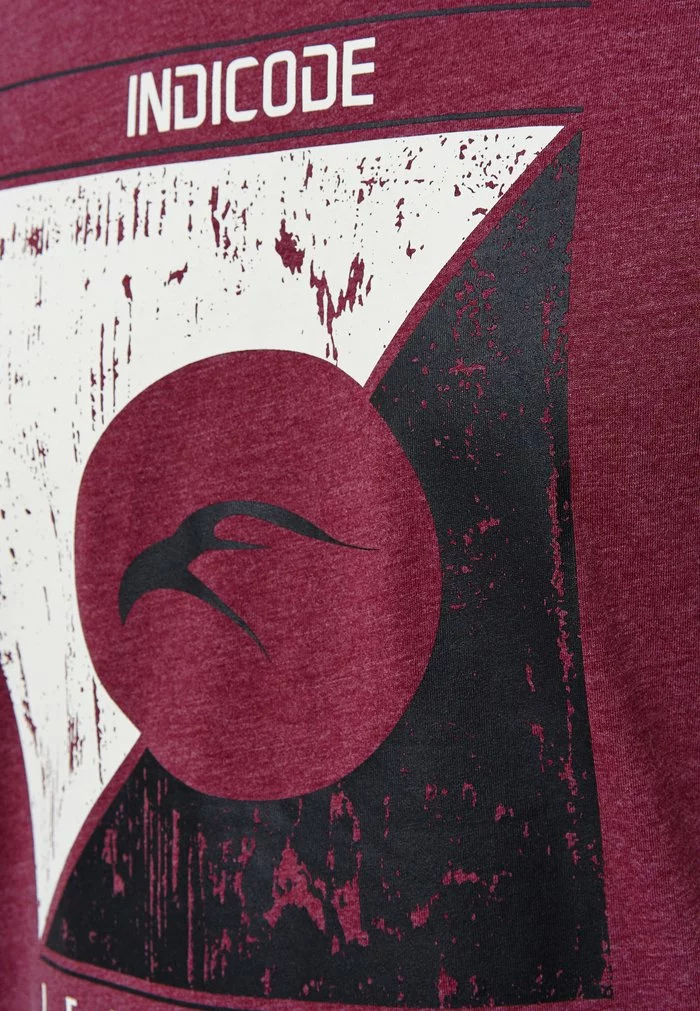 INDICODE JEANS T-shirt Imprimé - Bordeaux Mix 7 INDICODE JEANS T-shirt Imprimé - Bordeaux Mix – Image 7