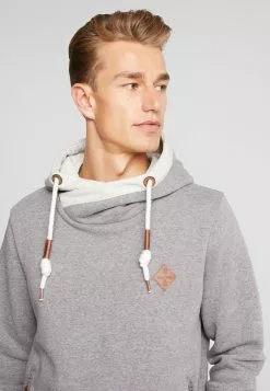 INDICODE JEANS BATCHELOR - Sweat à Capuche - Grey Mix -INDICODE JEANS Boutique 0a07470c92ae43049f728075543d7429