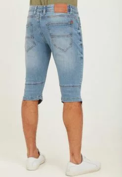 INDICODE JEANS IDQUINCE - Short En Jean - Blue Wash -INDICODE JEANS Boutique 0a1fb85682834de6b8caffb89435c729