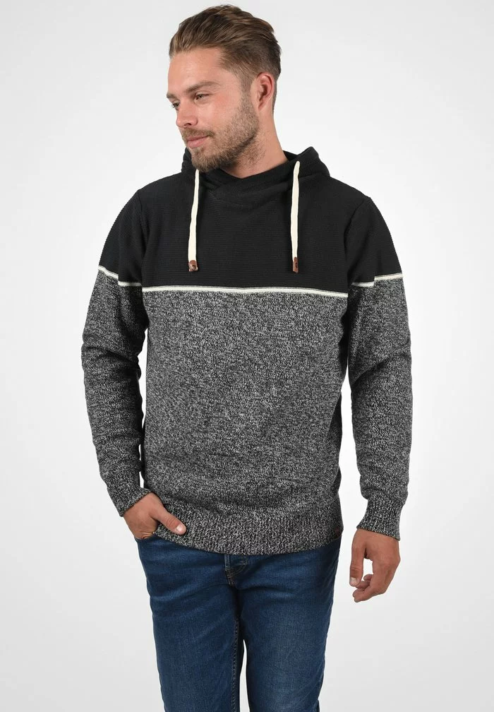 INDICODE JEANS IDLYNDE - Sweat à Capuche - Black 1 INDICODE JEANS IDLYNDE - Sweat à Capuche - Black