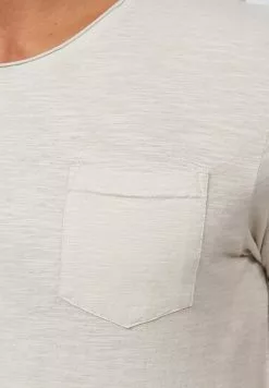 INDICODE JEANS WILBUR - T-shirt Imprimé - Mottled Beige -INDICODE JEANS Boutique 0b2b4ca530c34ce78bf6c770fc9e80c8