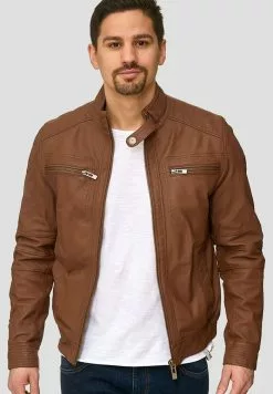 INDICODE JEANS GERMO - Veste En Cuir - Camel 11 INDICODE JEANS GERMO - Veste En Cuir - Camel -INDICODE JEANS Boutique 0b3108cceec44747a8a445756aa713d4