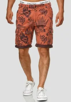 INDICODE JEANS ALBERT - Short - Orange