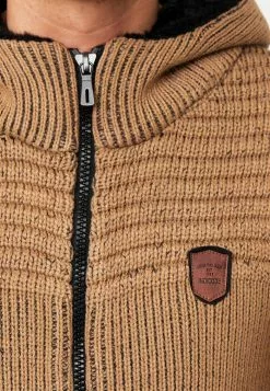 INDICODE JEANS Sweat à Capuche Zippé - Beige -INDICODE JEANS Boutique 0d248ac0982f4038931e66fdb3a6ecea