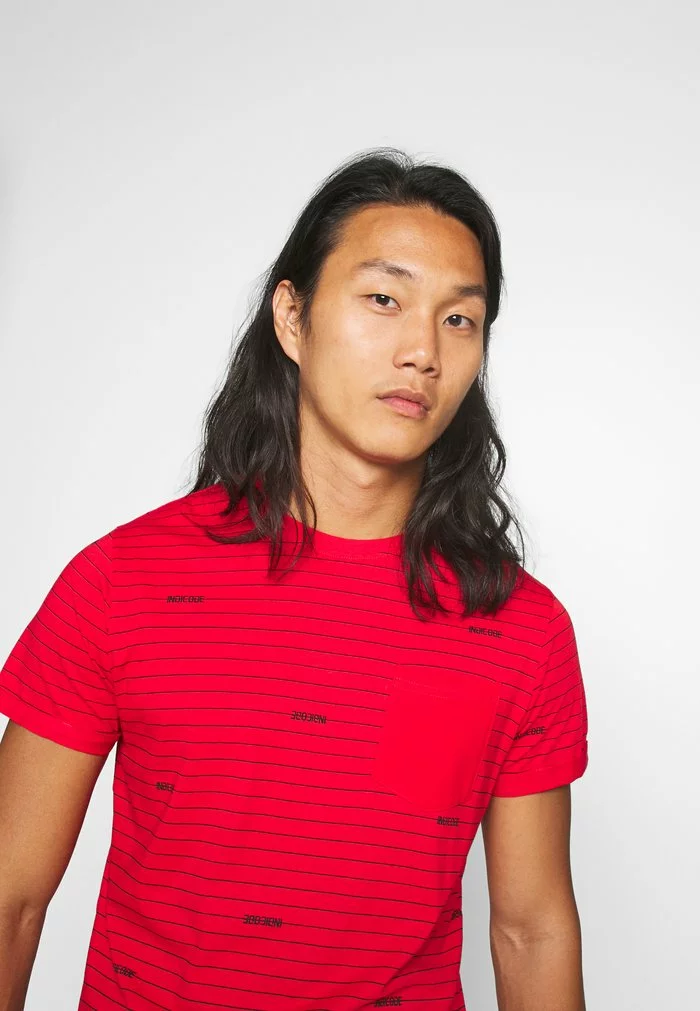 INDICODE JEANS ECKLEY - T-shirt Imprimé - Goji Berry 4 INDICODE JEANS ECKLEY - T-shirt Imprimé - Goji Berry – Image 4