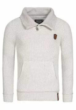 INDICODE JEANS DANE - Pullover - Off White -INDICODE JEANS Boutique 0e26652cfca846c2a0da22eeafeeb7f7