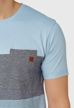 INDICODE JEANS PORTER - T-shirt Imprimé - Blue Wave -INDICODE JEANS Boutique 0e3dd6710f4d46999bcc17d1713ac329