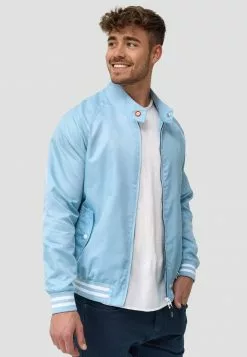 INDICODE JEANS AYSER - Blouson Bomber - Blue Wave -INDICODE JEANS Boutique 0e514106004545a289a5eb5c8644aeea