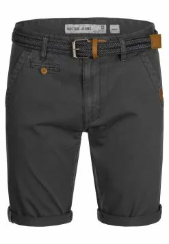 INDICODE JEANS CASUAL FIT - Short - Mottled Black -INDICODE JEANS Boutique 0f434138bdcf4492a5d2526362a61b2a