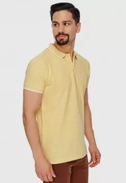 INDICODE JEANS Polo - Pale Banana -INDICODE JEANS Boutique 0fd51a97796c4fea95a65a209bbec502