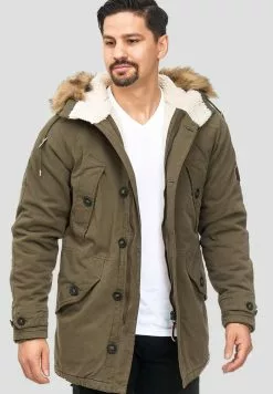 INDICODE JEANS Veste D'hiver - Dark Green -INDICODE JEANS Boutique 10197e92505d4b48b6a9d73f6615d5c7