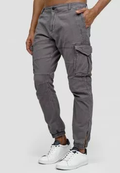 INDICODE JEANS HAWKINS - Pantalon Cargo - Dk Grey 7 INDICODE JEANS HAWKINS - Pantalon Cargo - Dk Grey -INDICODE JEANS Boutique 104d1449228548c599bc023a09d43ae0