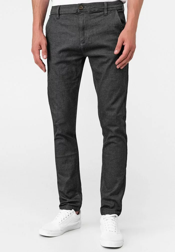 INDICODE JEANS BUCKNER - Chino - Pewter 1 INDICODE JEANS BUCKNER - Chino - Pewter