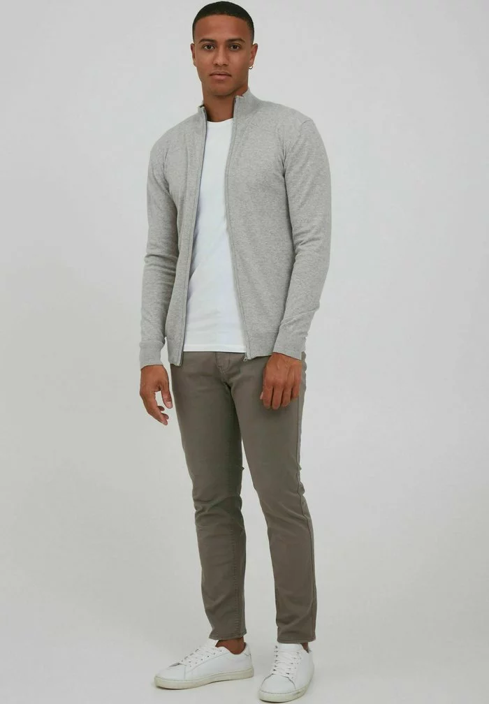 INDICODE JEANS IDBADI - Gilet - Grey Mix 2 INDICODE JEANS IDBADI - Gilet - Grey Mix – Image 2