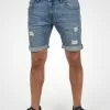 INDICODE JEANS IDHALLOW - Short En Jean - Blue Wash