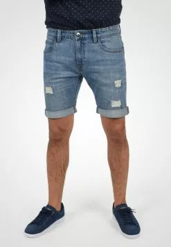 INDICODE JEANS IDHALLOW - Short En Jean - Blue Wash