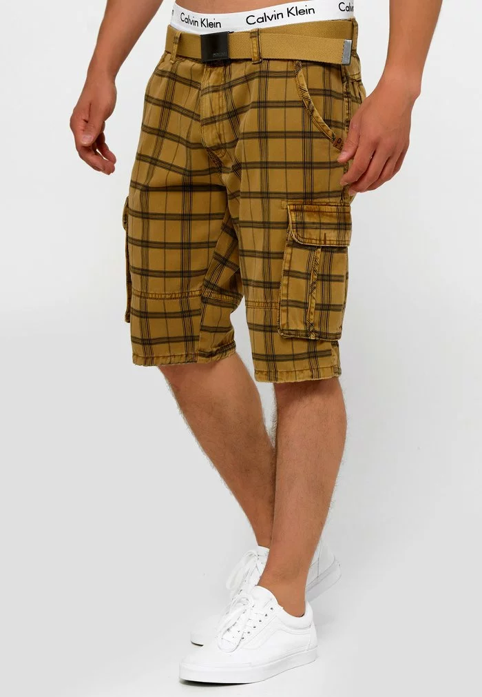 INDICODE JEANS BLIXT - Short - Amber Check 4 INDICODE JEANS BLIXT - Short - Amber Check – Image 4