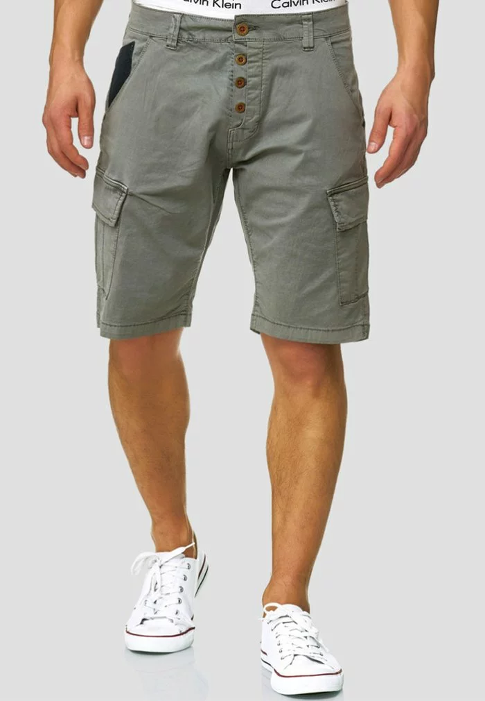 INDICODE JEANS Short - Dark Grey 1 INDICODE JEANS Short - Dark Grey